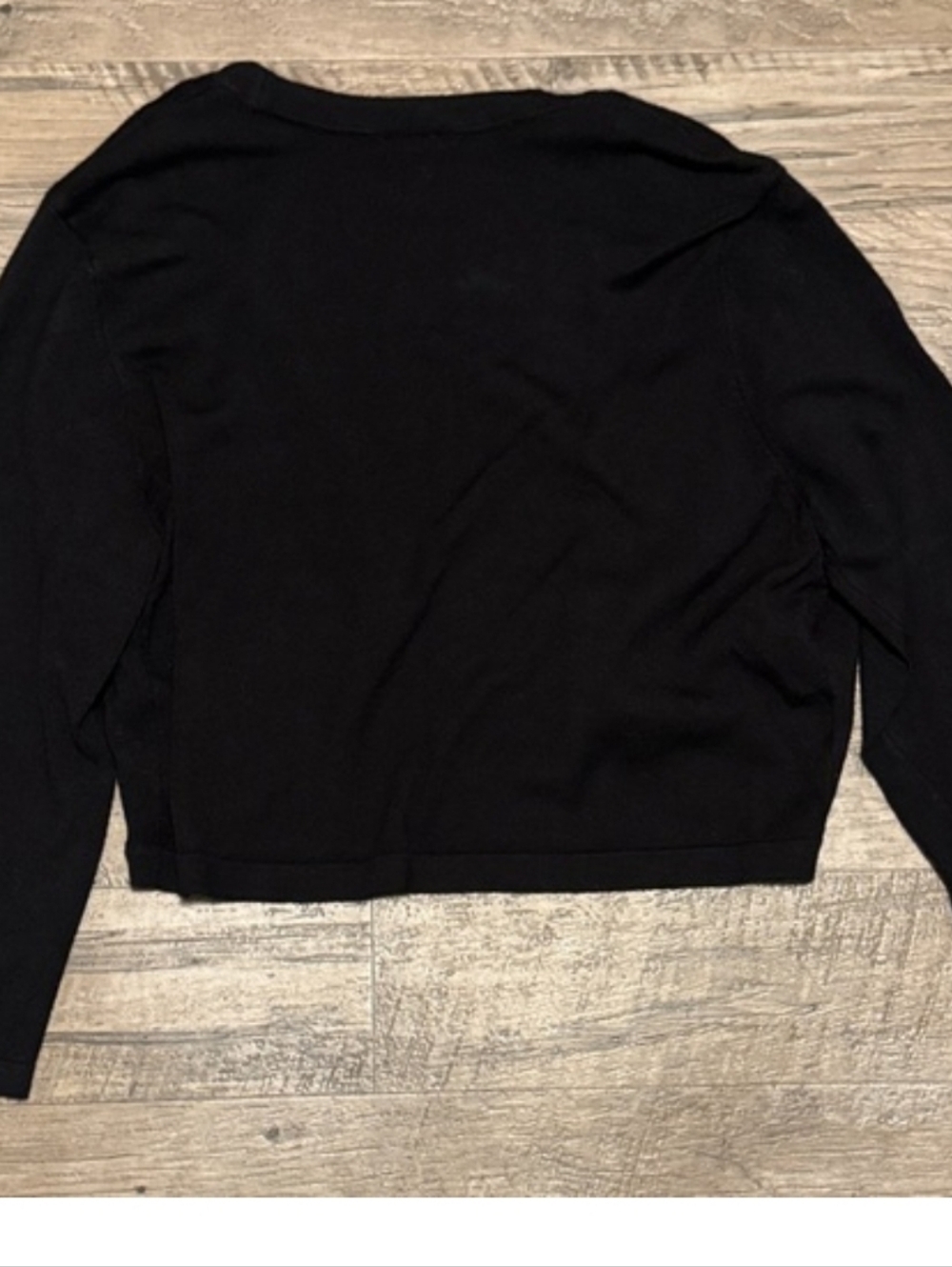 Ann TAYLOR CROPPED OPEN FRONT SHRUG - Picture 2 of 3
